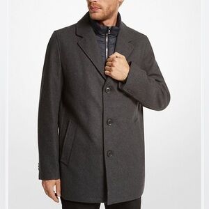 Michael Kors 2-in-l Wool Blend Coat